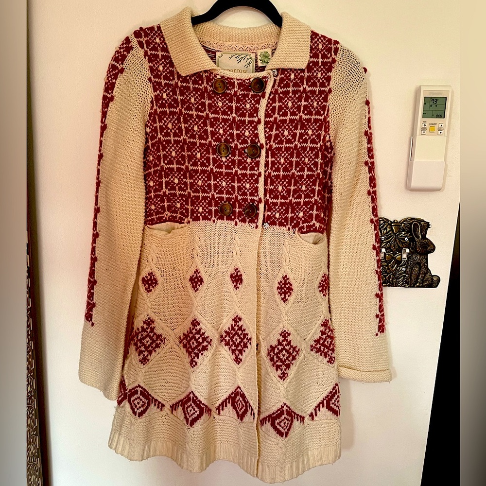 Anthropologie Sparrow Sweater Coat Small